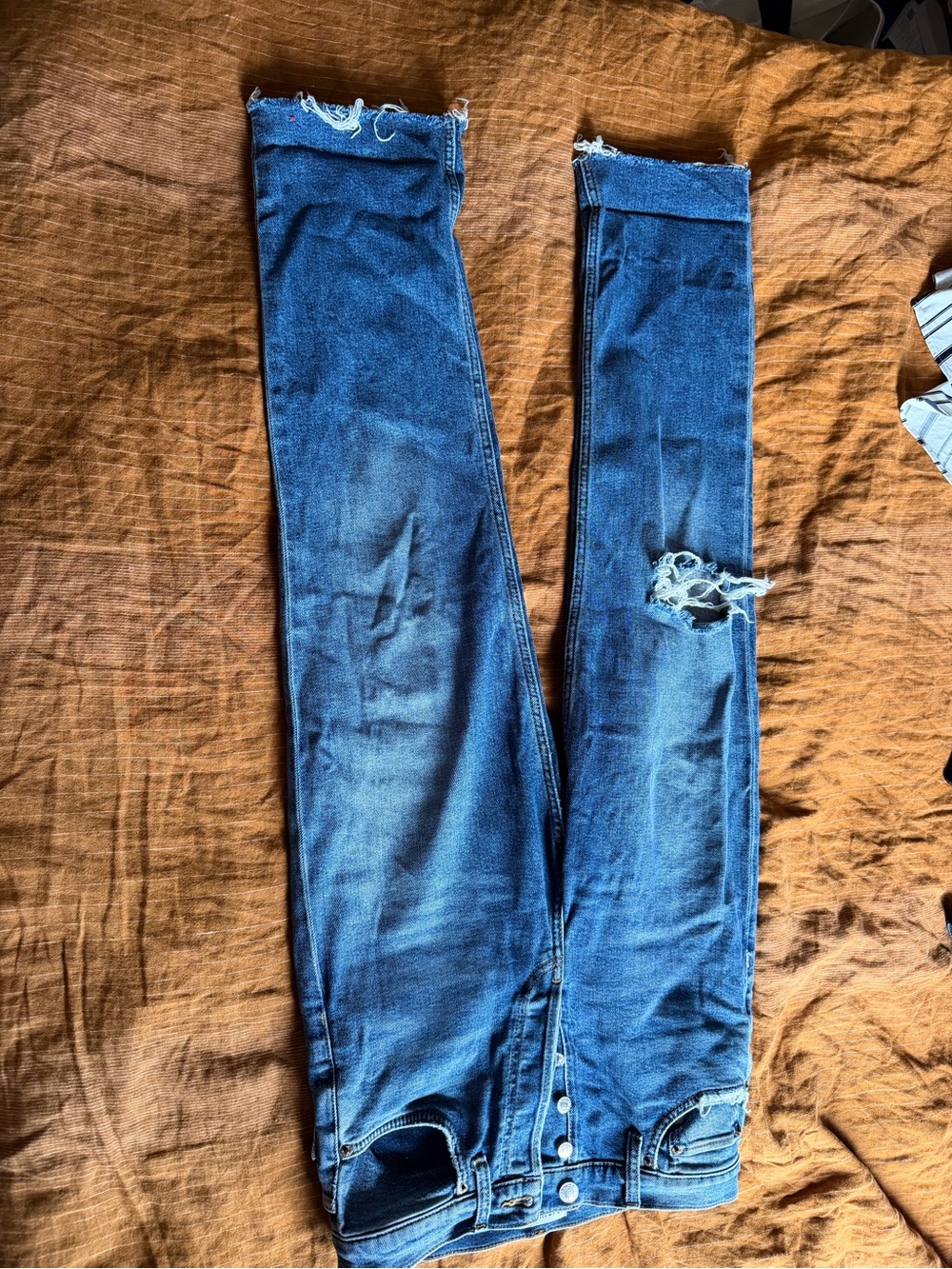 Re/Done Stovepipe 70s High Rise Jeans
